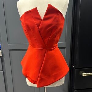 River Island Bold Red Top